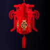 1PC Red Lantern Lunar Party Supplies Spring Festival Decor Non-woven DIY FU Character Hanging Ornaments Chinese New Year