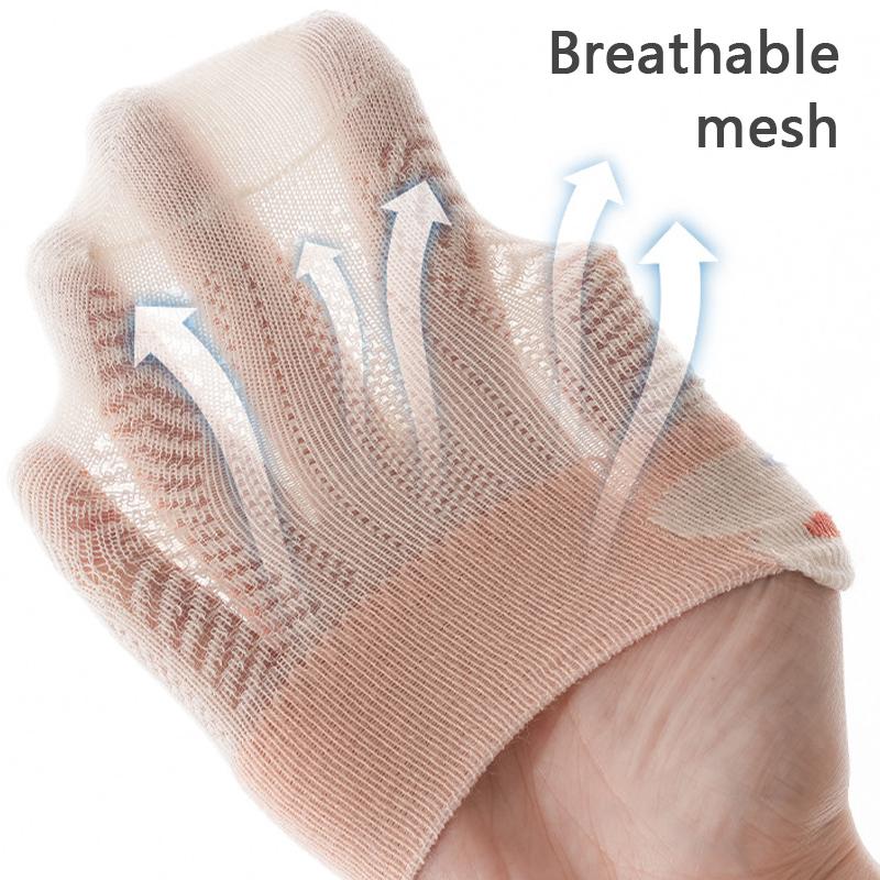 3 Pairs Children'S Socks Summer Mesh Cartoon Cute Baby Boneless Cotton Socks Breathable Thin Anti-Mosquito Socks For Children