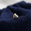J.Lauren Petite Mini Heart Silver Piercing P0397