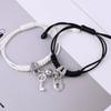 1 Pair Charm Magnet Couple Bracelet For Woman Magnetic Attraction Ball Heart Key Lock Link Chain Wrist Best Friend Jewelry Gift