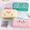 Пенал большой вместимости с мультяшным рисунком, утка, кролик, динозавр, косметичка, сумка для хранения канцелярских принадлежностей, для студента