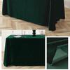 Tablecloth Oblong Shape Pure Color Easy Care Velvet Table Protection Banquets Party