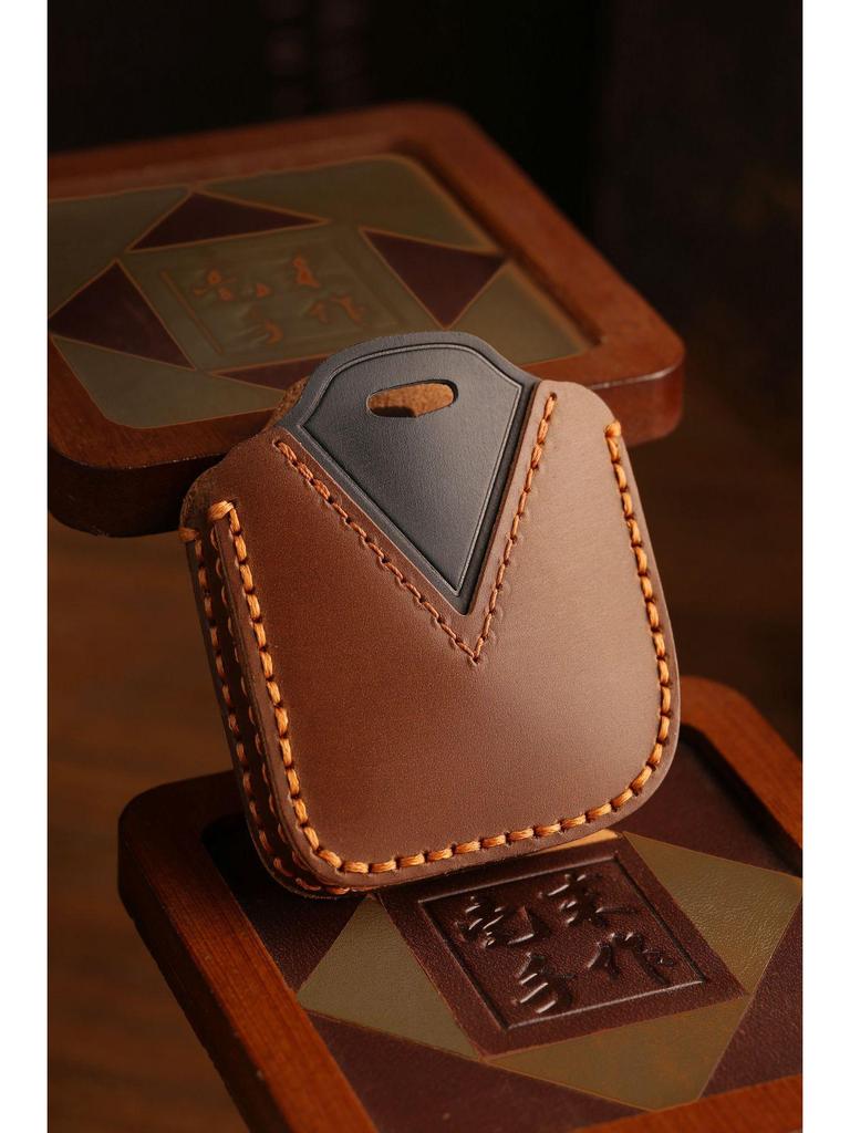 Чехол для ключа из натуральной кожи для 2023 Lynk & Co 08 - Индивидуальная сумка для защиты ключа автомобиля с пряжкой