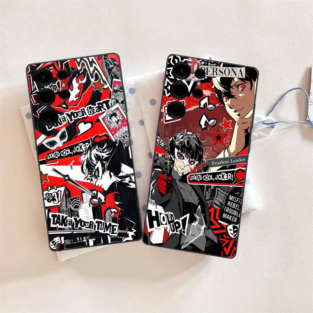 Persona 5 Phone Case For Samsung S 24 fe 25 Ultra plus 20 lite 21 30 22 23 24 22 Ultra 5G Fundas