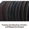 Microfiber Leather Car Medium Steering Wheel Cover,Universal Car Wheel Cover,Breathable Wheel Cover,Anti-Slip Full Surround,Sports Style Steering