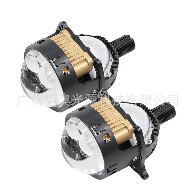 BS03 Dual Lens 80W Smart LED Headlight - High/Low Beam Super Bright White