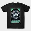 Мужская черная футболка с принтом Doom Печать на трансферной бумаге без вырезания Хлопковая футболка