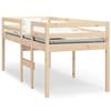 VidaXL High Bed 90x200 Cm Solid Pine Wood 821604