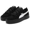 Puma Платформа Простые Универсальные Прочные Кроссовки с низким верхом Женские Кроссовки Черные 404158-02