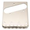 Musiclily Pro Vintage Telecaster Barrel Brass Steel Nickel Plate for Squier Import Tele Electric Guitars 10.8mm Bridge, 6-Way Saddle, Plate,