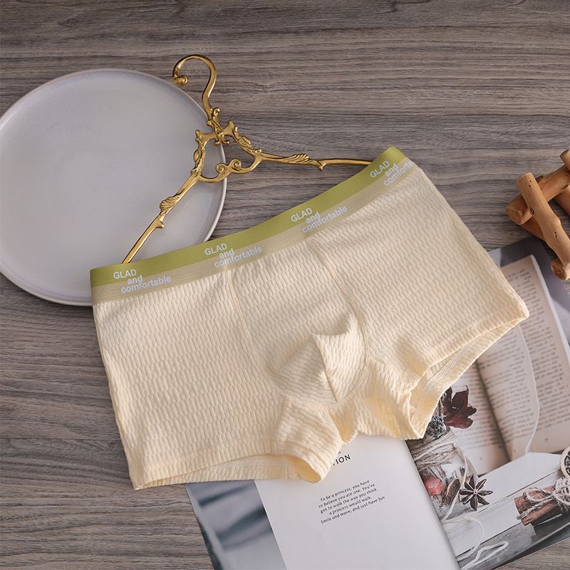 Новое хлопковое нижнее белье, мужские молодежные шорты, студенческие боксеры