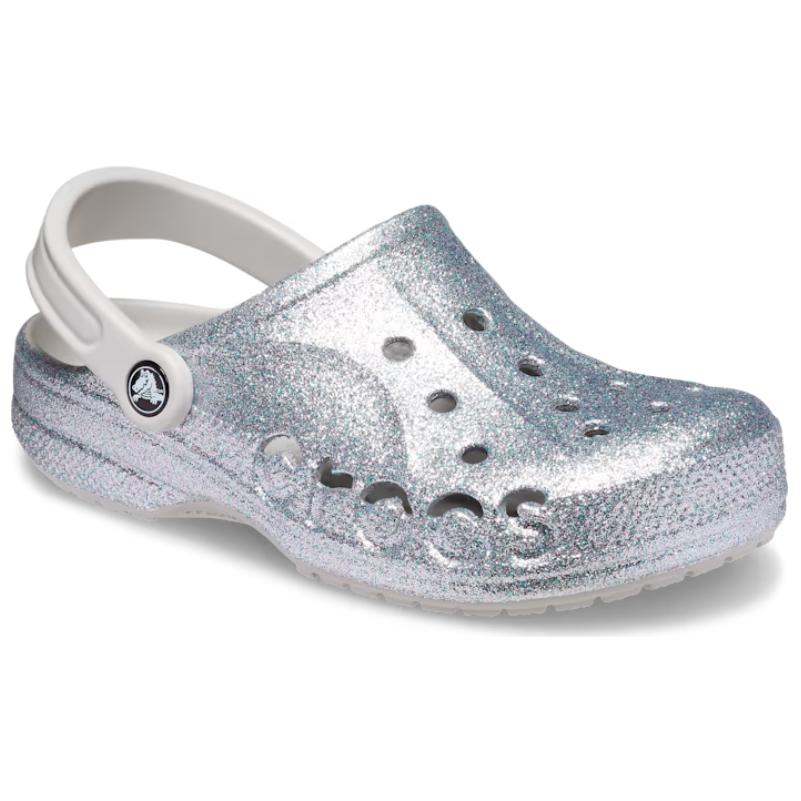 Crocs Baya Comfortable Versatile Clogs Women Footwear Silver 205925-0IC