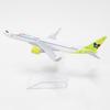 JJC Jin Air B737 Die-Cast Model Aircraft 1:400 Scale (16cm) - Decorative Miniature Airplane