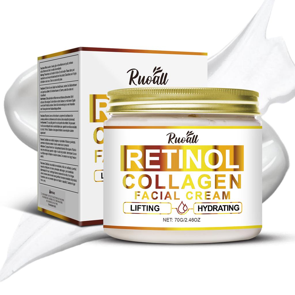 Clear Jar Lifting & Firming Fine Lines Retinol Collagen Face Cream 70g Moisturize and Brighten Skin Tone Revitalize and Nourish Hydrate