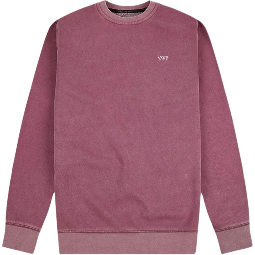 Vans Мужская толстовка с вышивкой, круглым вырезом, длинным рукавом, фиолетовая VN00062TFWA1-CMCS