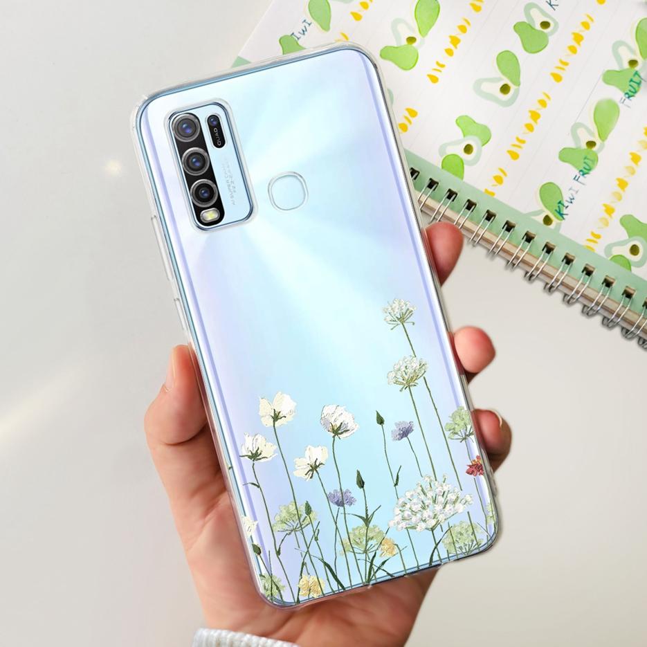 Чехол для Vivo Y30 Чехол для Vivo Y50 1935 1938 Новый Модный Расписной Чехол Прозрачный Силиконовый Мягкий ТПУ Чехол для Телефона Для Vivo Y50 Y 30 VivoY50 Сумки