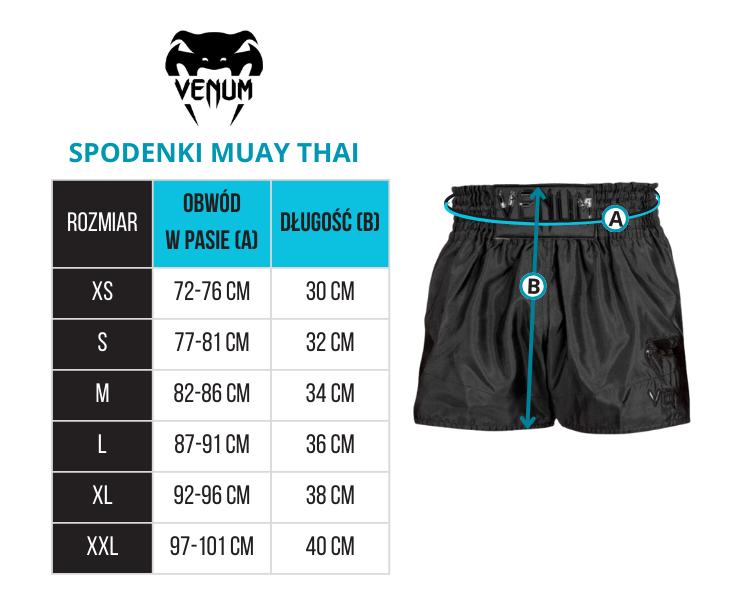 Venum Muay Thai Classic Shorts Silver/Black M