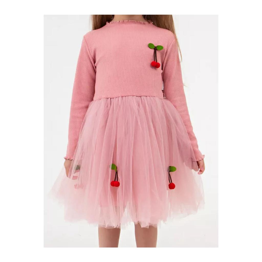 Платье-пачка вишневого цвета