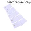 10Pcs Sle 4442 Chips With Hico Magnetic Strip Contact Ic Card Two-In-One Blank Card
