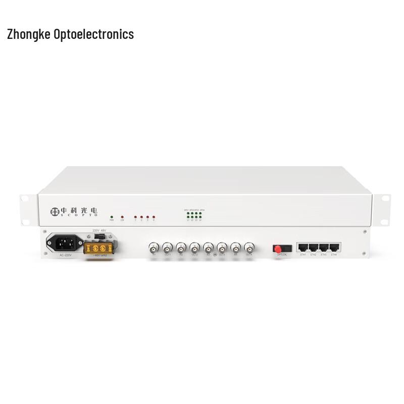Zhongke Optoelectronics PDH Optical Transceiver with E1 & Ethernet Ports