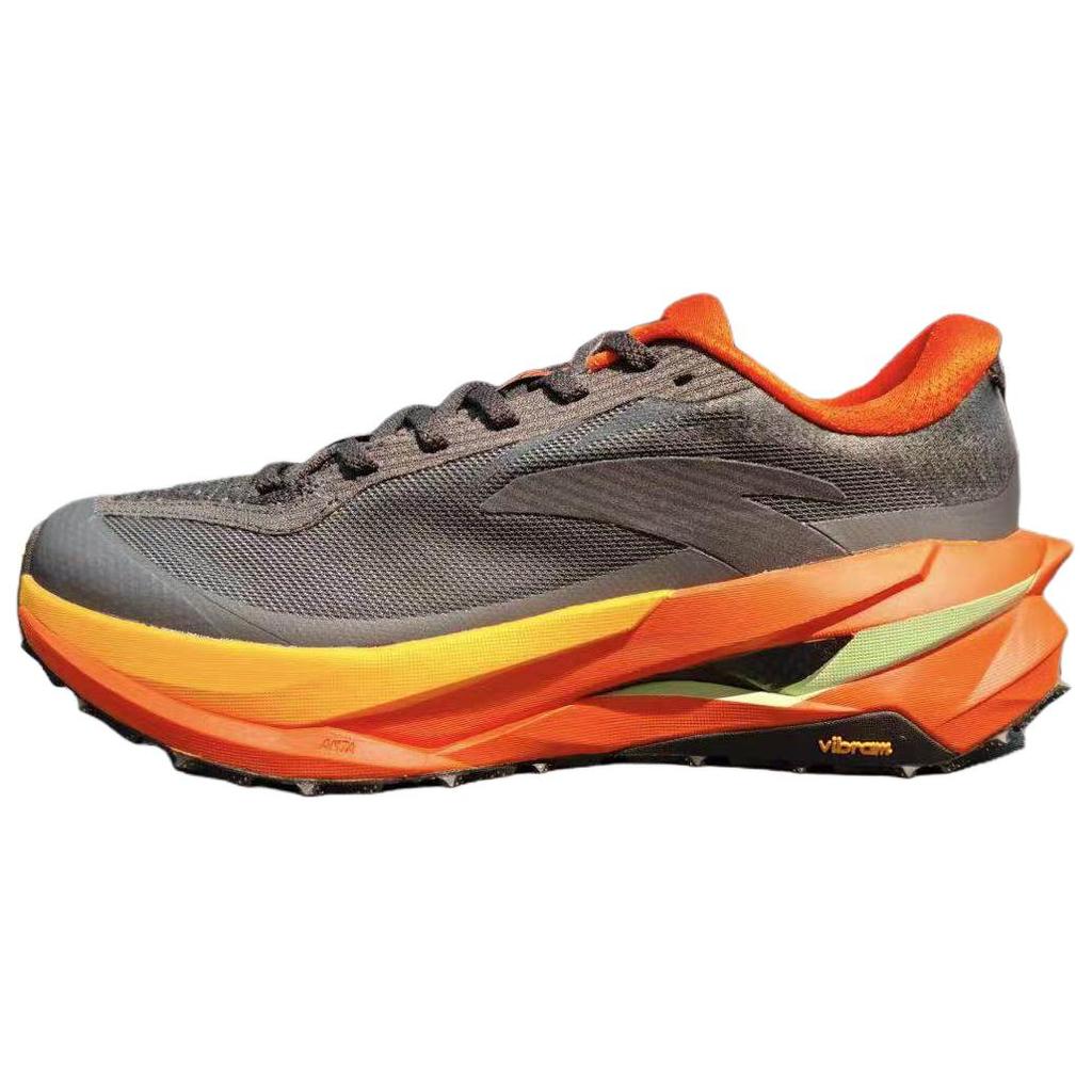Anta Tiandu Pro Vibram Мужские кроссовки для трейлраннинга Черно-оранжевые 112615597-4