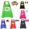 Vibrant Children's Superhero Capes With Eye Masks Including Iron Man Hulk And Flash For Imaginative Play