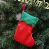 Simple Christmas Socks Red & Green Christmas Stockings Navidad Candy Gift Bags  Festive Xmas Tree