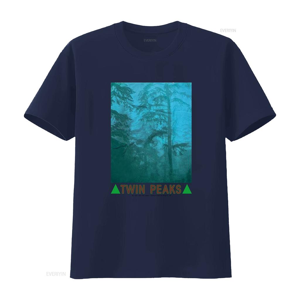 Vintage Twin Peaks Graphic Short Sleeve White T Shirt Unisex Unisex Unisex Ktv6750 Vintage Streetwear Stylish Soft Casual