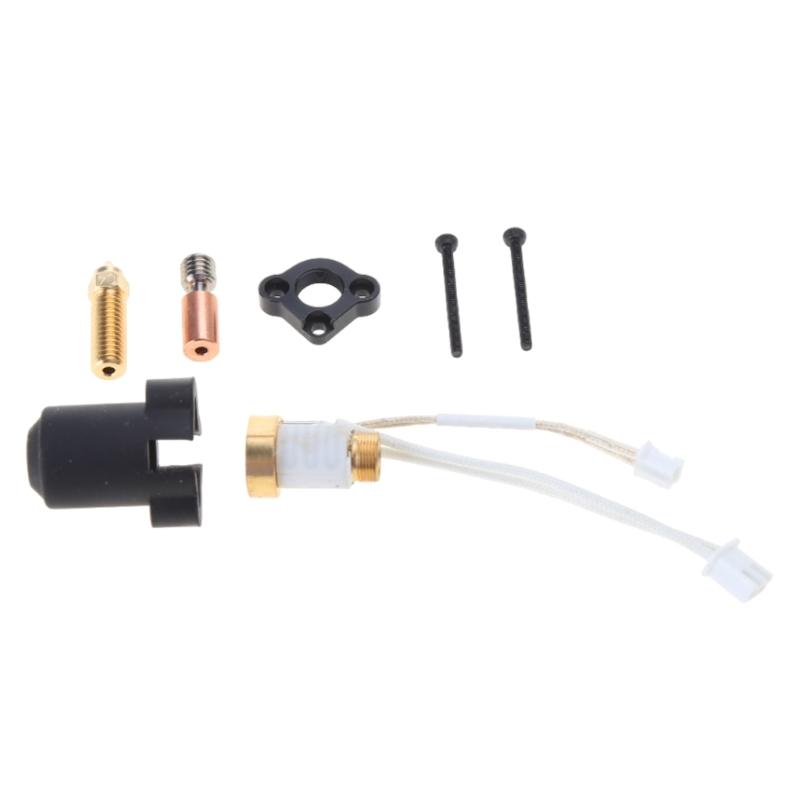 Hotend Updated Kit For K1 300C High Temperature Hotend 3D Printer Ceramic Heating Block Kit High Speed Printing