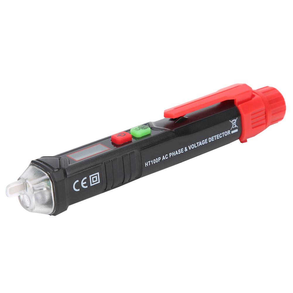 HT100P Ручной бесконтактный интеллектуальный тестовый маркер-детектор напряжения со функцией фонарика