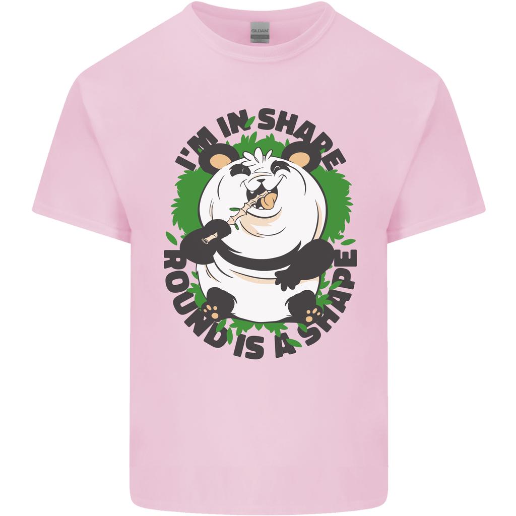Panda Bear Funny Overweight Fat Humour Unisexs Light Cotton TShirt