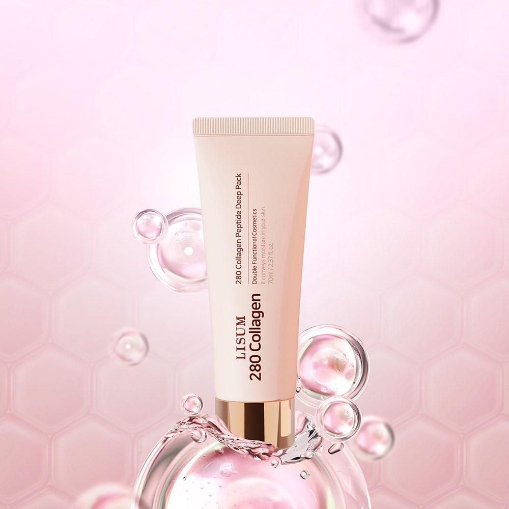 Маска для лица Resume 280 Collagen Peptide Deep Pack + Лопаточка в подарок, 70 мл, 3 штуки