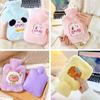 500ml Warm Belly Cartoon Plush Hand Warmer Water Heating Pad Hot Water Bottle Bag Heat Pack