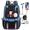 Around South Korea, the Japanese Ghost Extinguishing Backpack, Large-capacity Adolescent Student Schoolbag USB Port Computer Bag