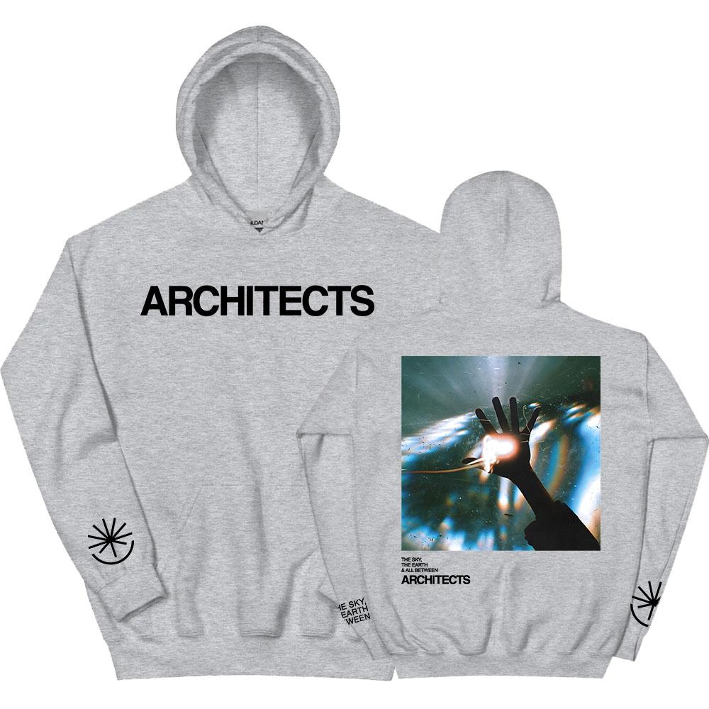 СКАЙ ЗЕ ЭРЗ АЛЬБОМ ПУЛЛОВЕР Худи с принтом Heavy Mental Architects С длинным рукавом Модные Осенние Свитшоты Мужские Женские Топы