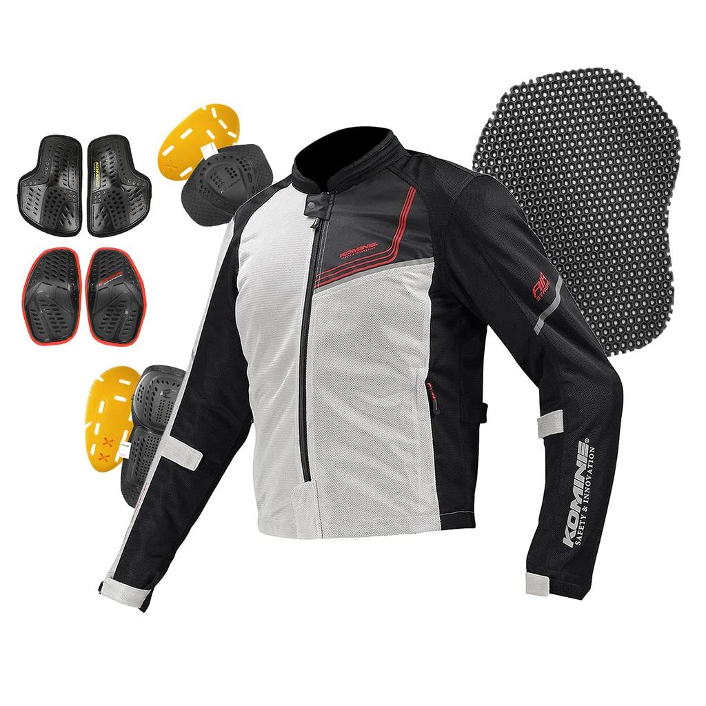 KOMINE Куртка защитная полностью сетчатая куртка Jimon Neo WS JK-117 - женская 07-1171 черная/розовая