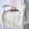 100% Acryli for Couch Bed Solid Color Knit with Tassels Home Textile Throw Home Supplies Blanket