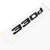 3D ABS Chrome Black Logo 330i 330d Emblem Letters Sticker Car Trunk Badge For E46 E90 E91 E92 G20 E30 F30 Car Accessories