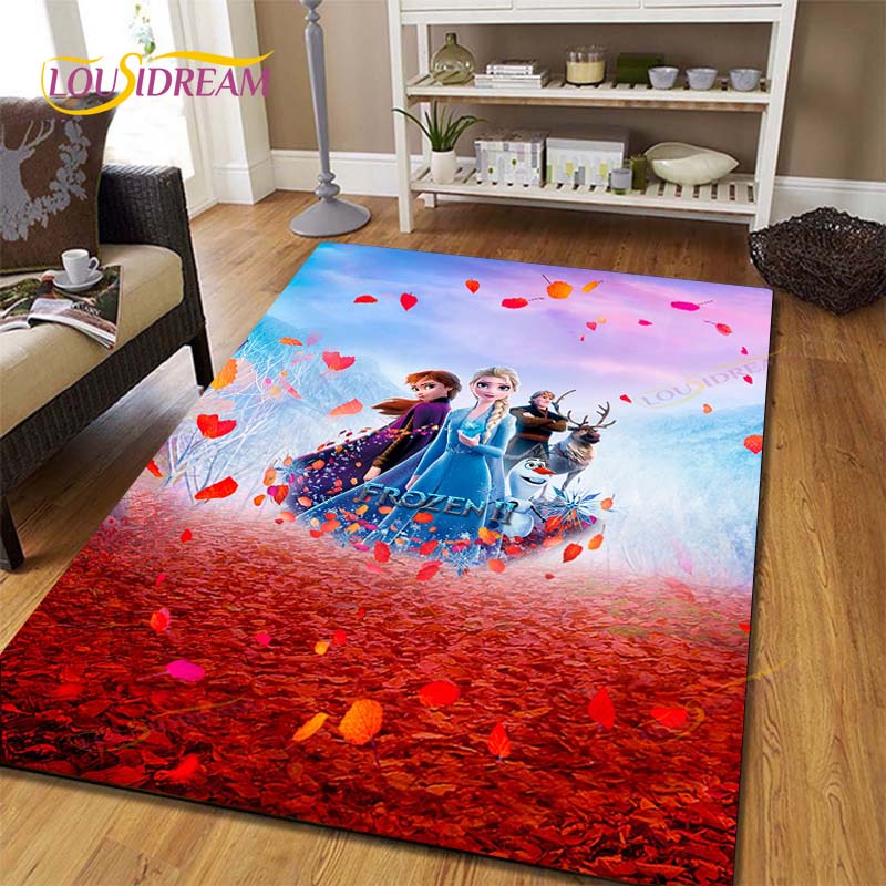 Аниме Ковер Холодное сердце Детские ковры Коврики для чайного столика в гостиную Коврик для спальни Моющиеся напольные коврики Бытовой коврик Ковер с динозаврами