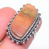 Natural Rhyolite Jasper Gemstone 925 Sterling Silver Jewelry Ring Size 7 I6G31