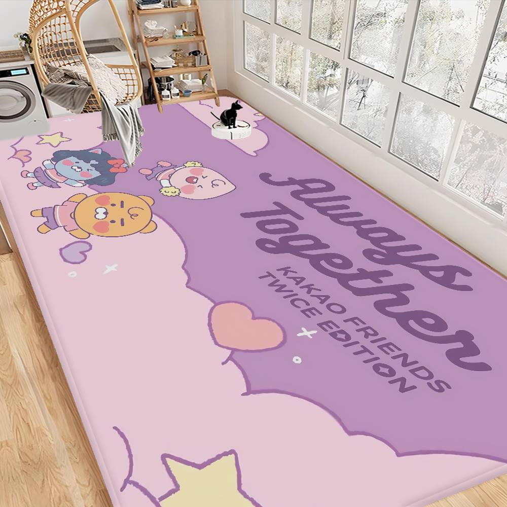 K-Kakao F-Friends Kitchen Mat Kids Room Bedroom Decoration Balcony Anti-Slip Doormat Living Room Alfombra