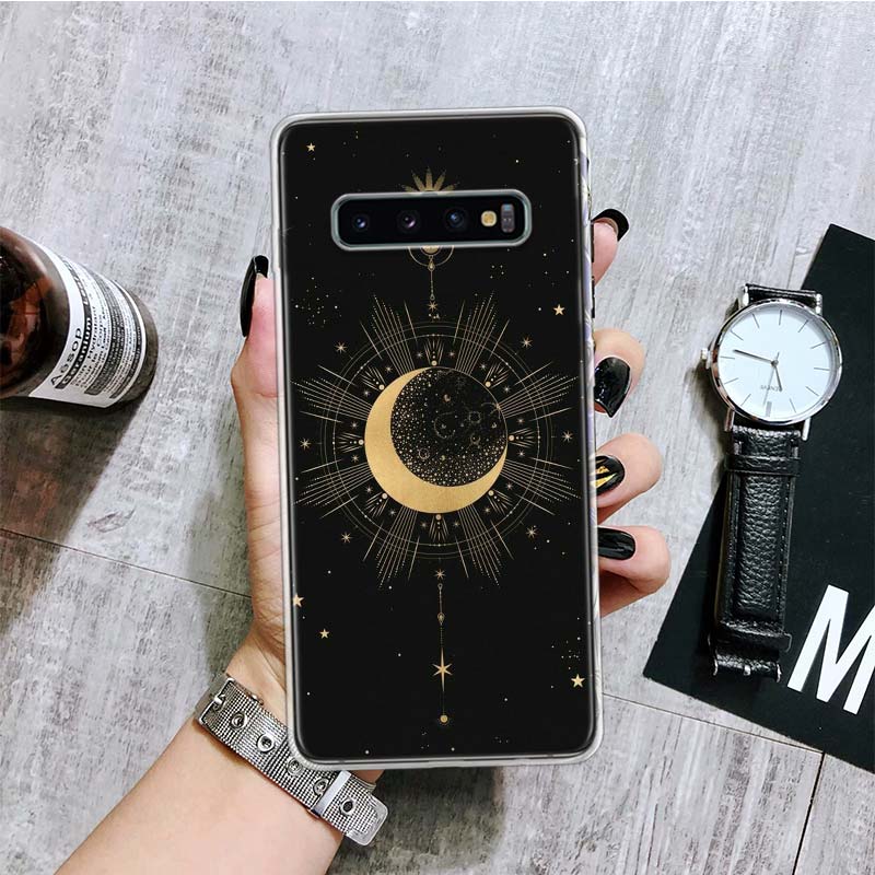 Чехол для телефона 'Тайна Луны Тотем Ведьмы' для Samsung Galaxy S26 S25 Edge S24 S23 FE S22 Ultra S21 Plus S20 + Fundas Cover Coque Gala