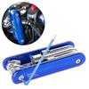 6 In 1 Folding Hex Socket Wrench Fix Repair Hand Tools 5/6/8/9/10/12mm Socket Spanner Adapter Set Home Car Car Bike