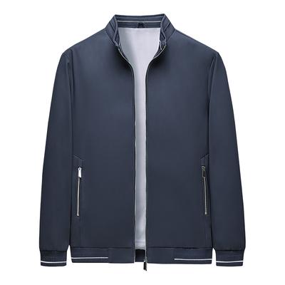 Новое деловое повседневное пальто для среднего возраста на весну и осень, верхняя часть для папы, куртка с воротником для людей среднего и пожилого возраста