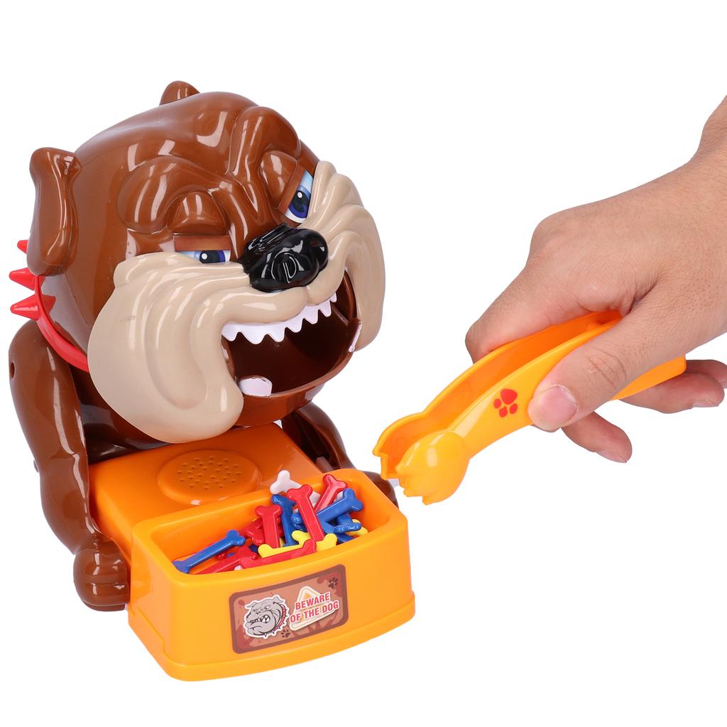 Vicious Dog Chewing Bone Electronic Tricky ParentChild Interactive Toy Funny Game Child