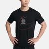 Nike Футболка свободного покроя с круглым вырезом и коротким рукавом с принтом алфавита, мужские топы черного цвета BV7074-010