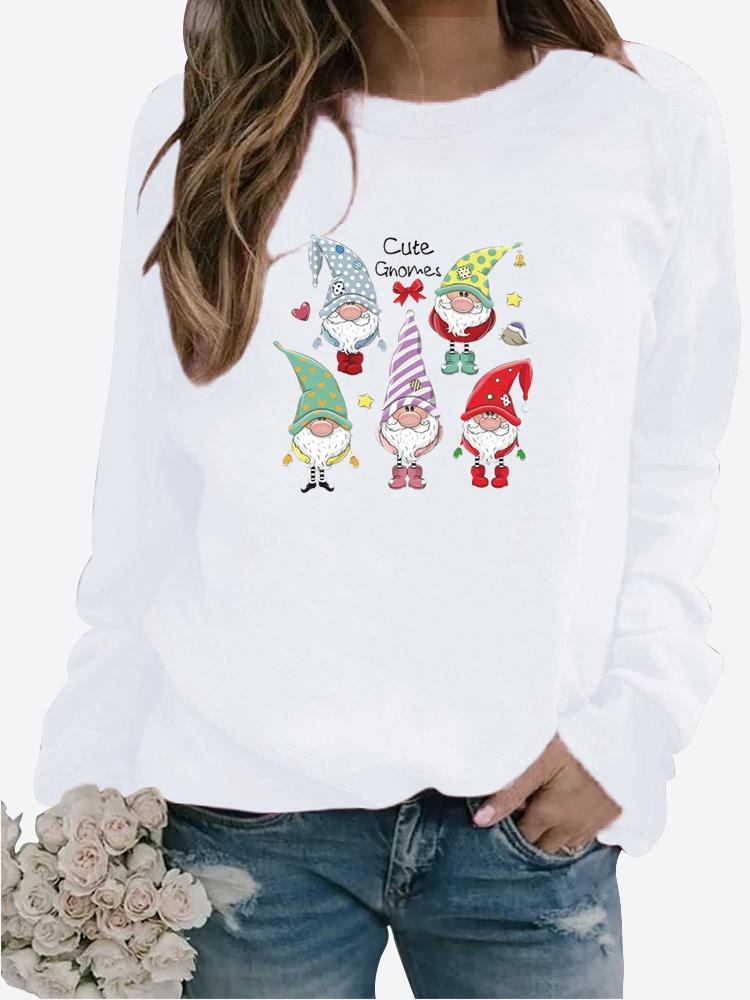 Женские зимние свободные толстовки с длинными рукавами и круглым вырезом, черные кошки с принтом, топы и блузки, футболки больших размеров