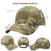 Camouflage Tactical Sunshade Hat: Python Pattern, All-Season Climbing & Training Cap with Velcro.