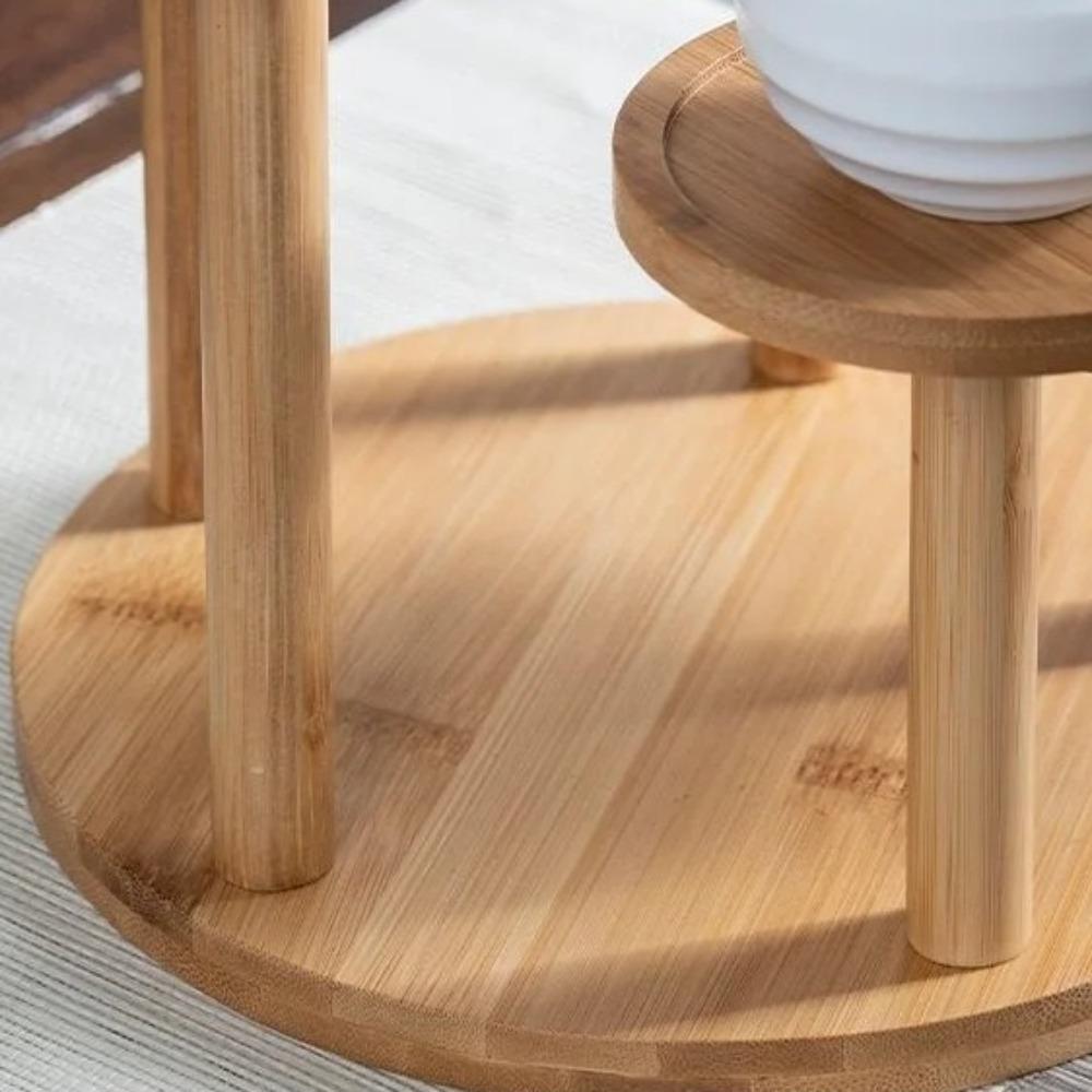 Tree Branch Shape Succulents Bonsai Organizer Bamboo Shelf Desktop Plants Stand for Window