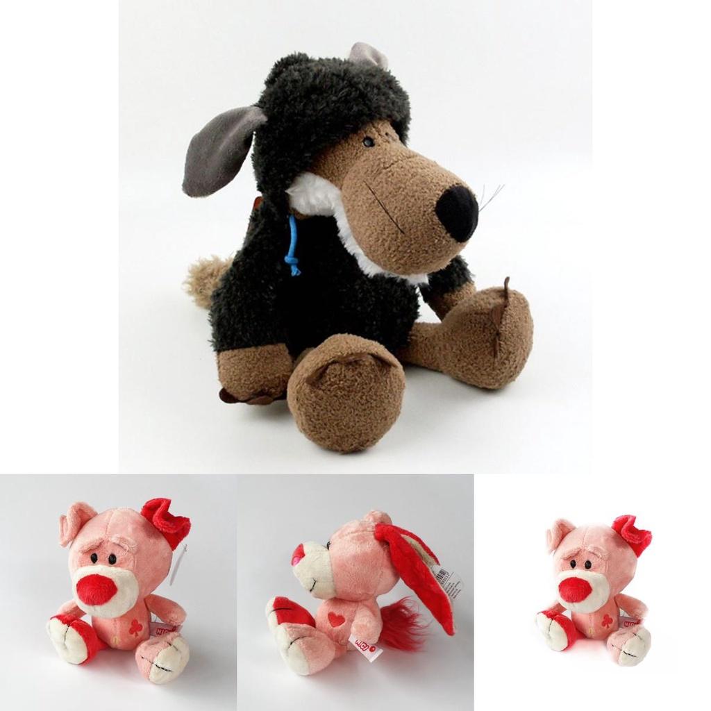 Плюшевые куклы Nici Jolly Logan Голова Овцы Волка Идеальный компаньон для обнимания для всех возрастов